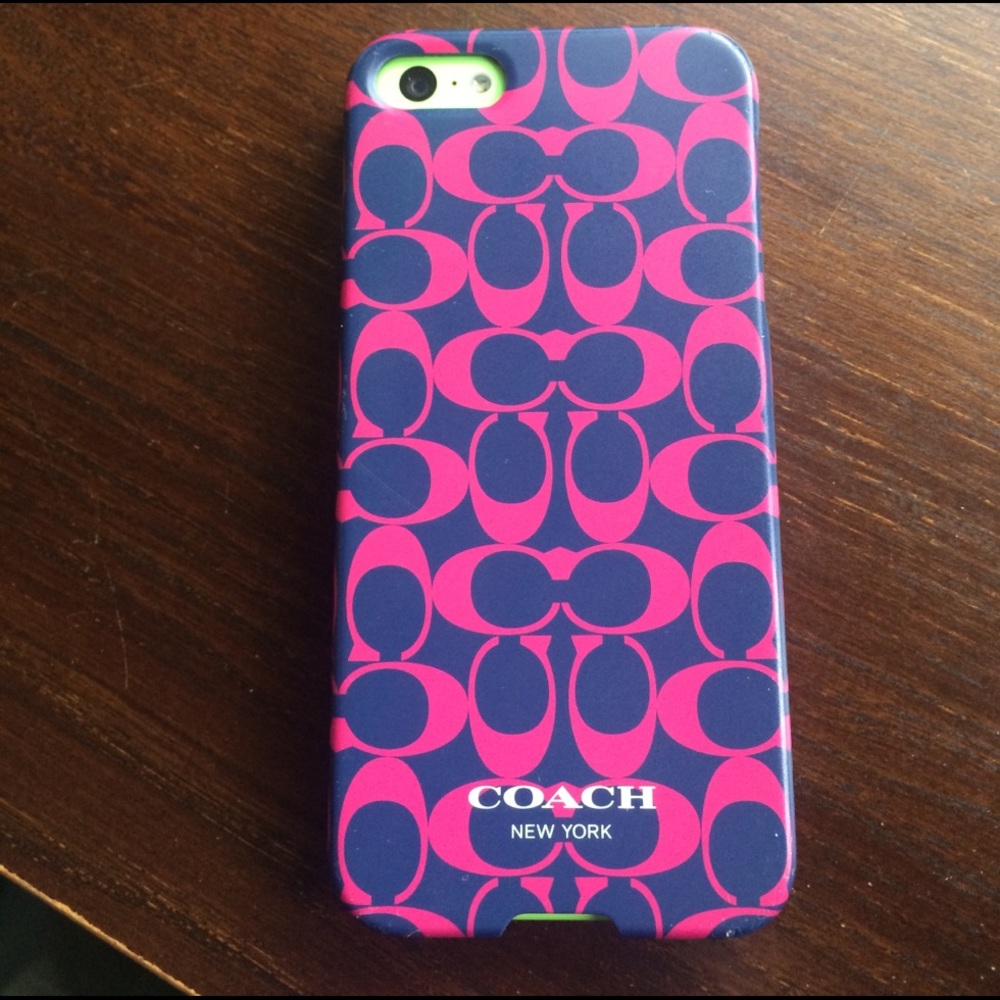 Coach iPhone 5s (5c fit too) phone case.