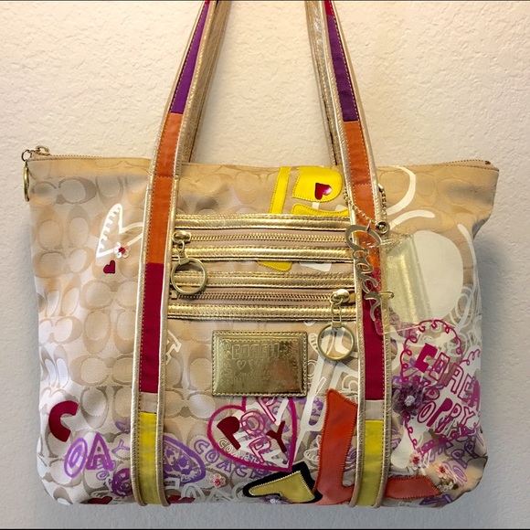 ⛔️SOLD⛔️ RARE Coach POPPY Tote Bag