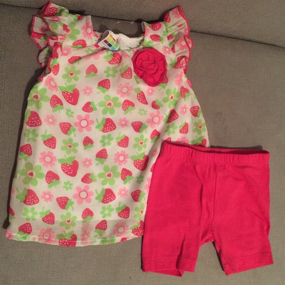 12M Floral 2pc Outfit