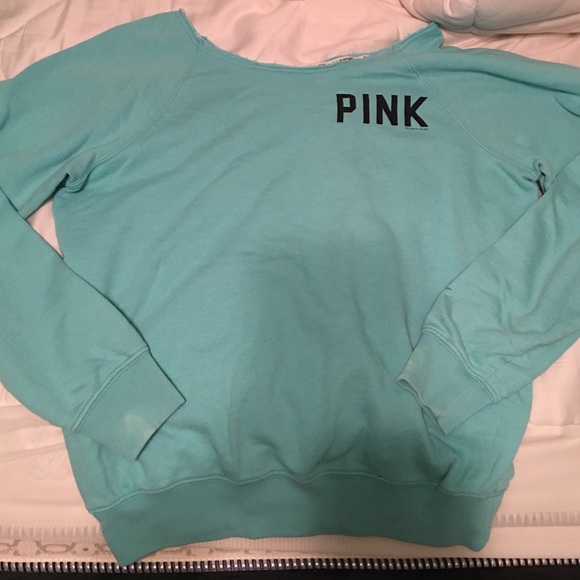 Off shoulder PINK long sleeve