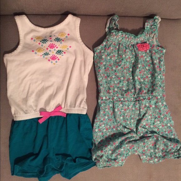 Set of 2 12M Rompers