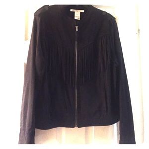 Black Fringe Jacket
