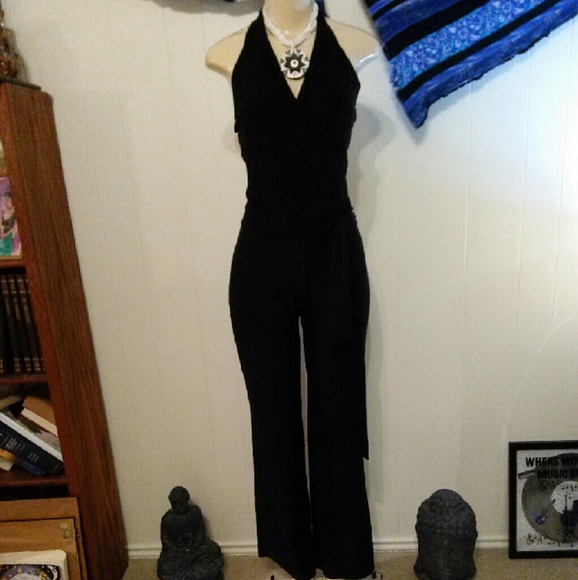Black Halter Jumpsuit