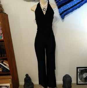 Black Halter Jumpsuit