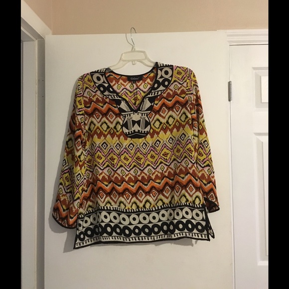 Tolani Tops - Pretty 100 Percent Silk Top SALE