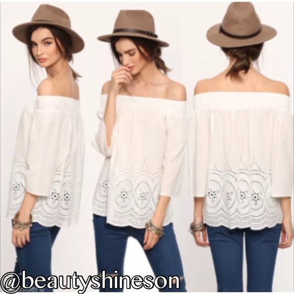 🆕 DARHMA Off The Shoulder Top - Picture 2 of 8