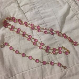 Avon Austrian Crystal necklace & bracelet.