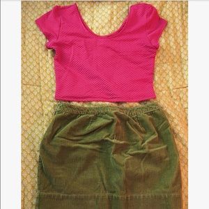 Xhilaration pink crop top