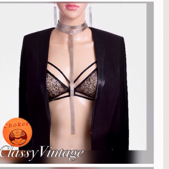 Jewelry - Haute Rhodium choker necklace