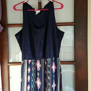 Beautiful long summer dress 1X