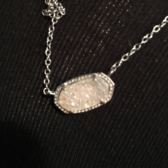 Kendra Scott Elisa Necklace Iridescent Druzy
