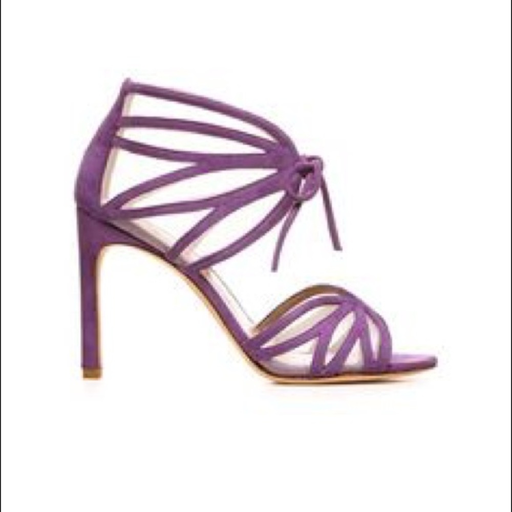 Stuart Weitzman Openleaf Iris Suede Size 6.5