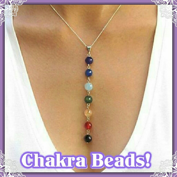 Jewelry - 🌷💜Chakra Bead Necklace!💜🌷