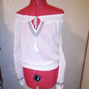 Boho  Embroidered blouse