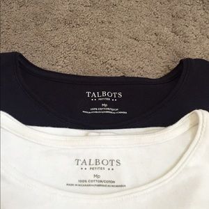 Navy/white long sleeve shirts