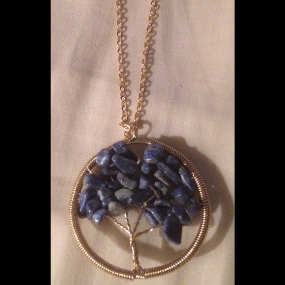 💥purple gold tree necklace NWT Stunning💥 - Picture 1 of 4