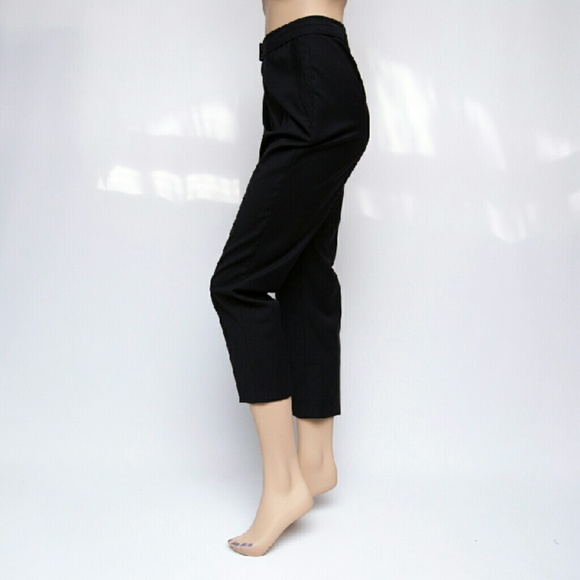TSE Unlined Black Capris US10 $775 EUC - Picture 3 of 4