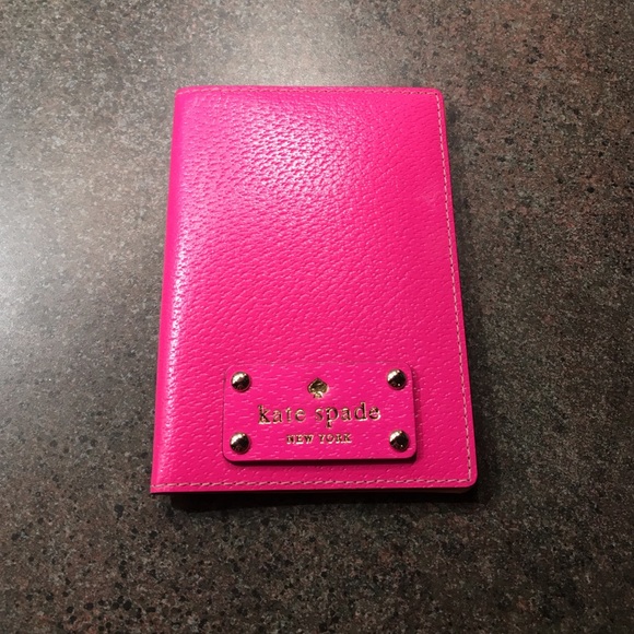 kate spade Accessories - Kate Spade Hot Pink Passport Holder