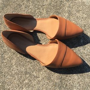 J. Crew pointy d'Orsay flats