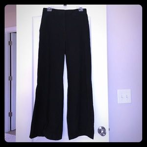 Black LOFT pin striped pants