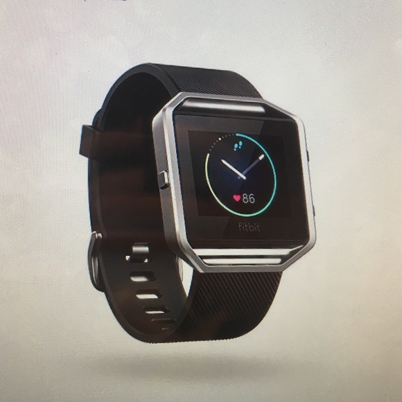 Fit Bit Blaze! SMALL BLACK COME W/ CHARGER!! - Picture 1 of 4