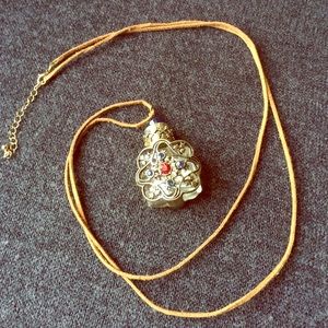 Potion Bottle Pendant Statement Necklace
