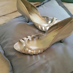 Silver shoes