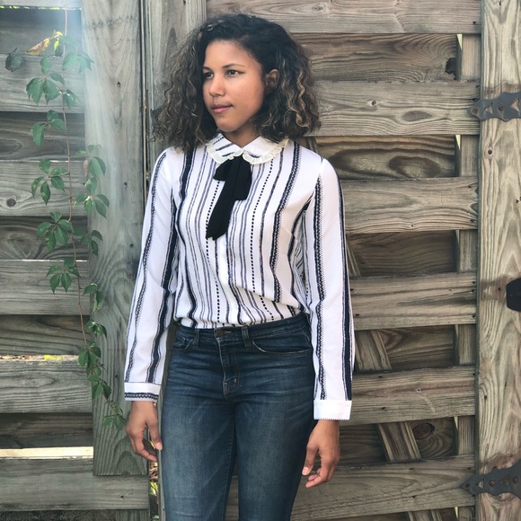 Boutique Tops - Ready For The Par-Tie Blouse
