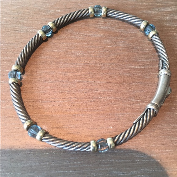 David Yurman Blue Topaz Bracelet