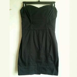 Last chance Sweetheart neckline tube dress slit