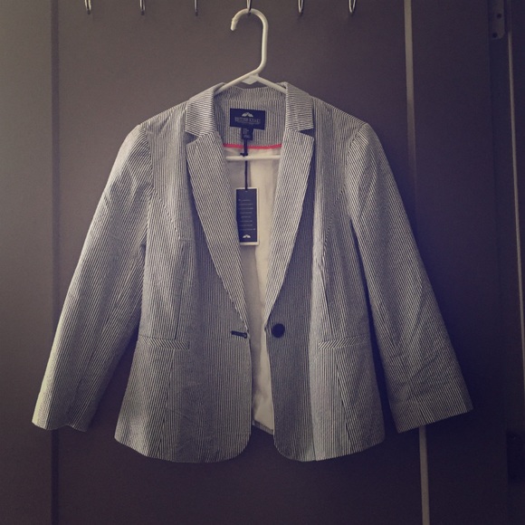 Seersucker Blazer