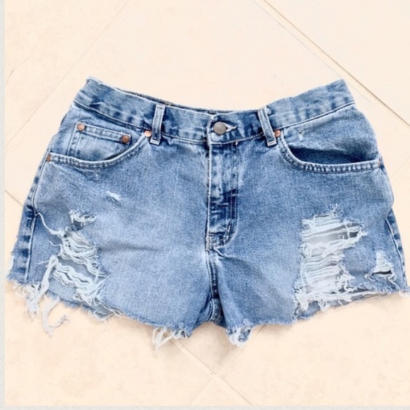 Urban Outfitters Pants - High Rise Destroyed Denim Cut offs