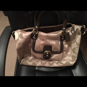 Coach brown purse
