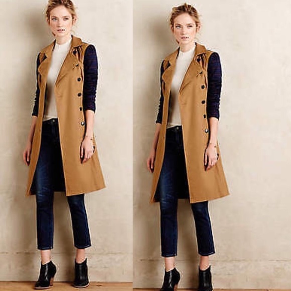 Anthropologie Jackets & Blazers - Anthropologie ColorBlock Trenchcoat