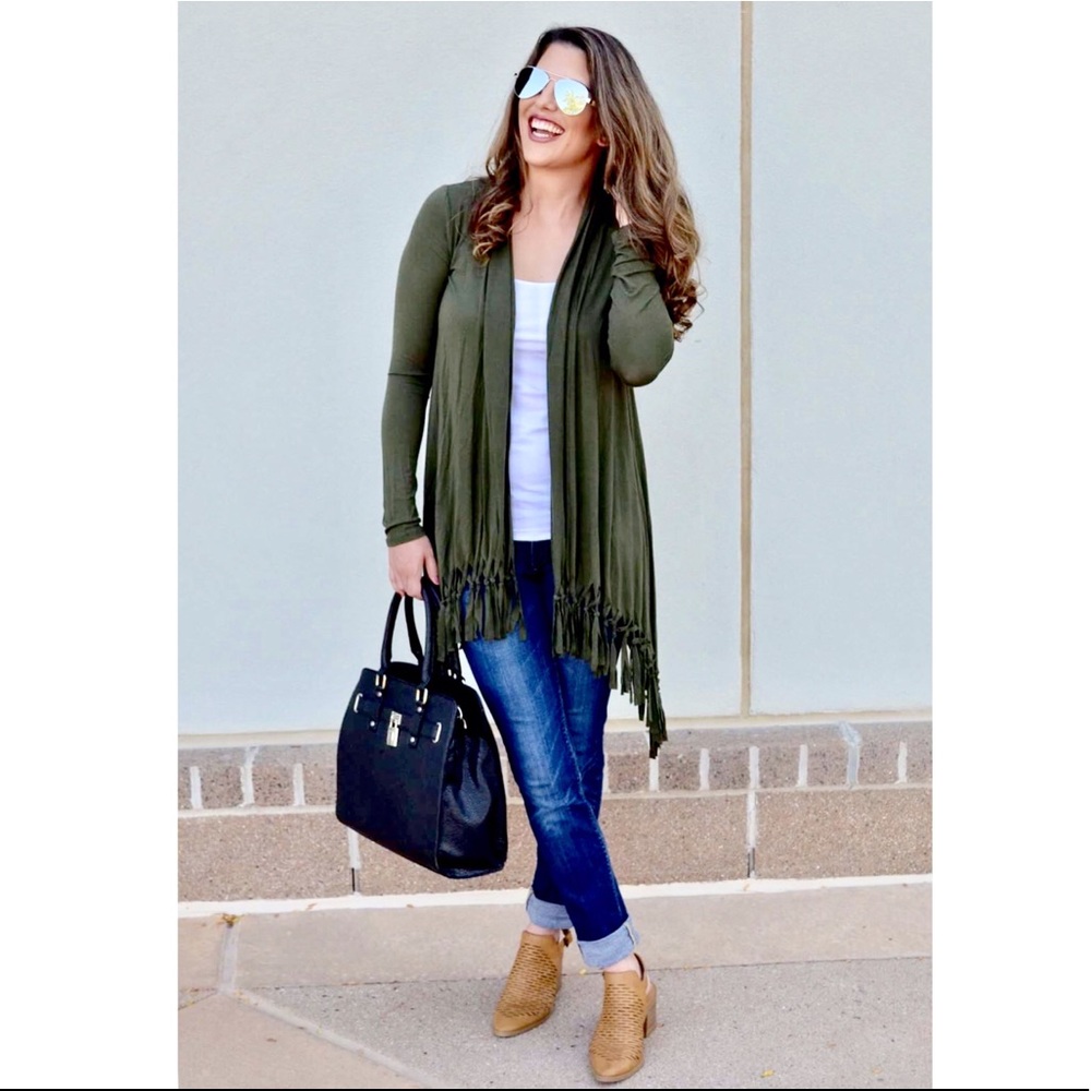 The Perfect Fringe Cardigan