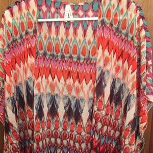 NWOT✨ Bright Aztec Kimono