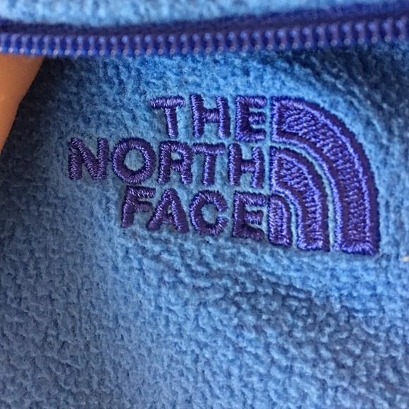 Blue, large, north face quarter zip jacket