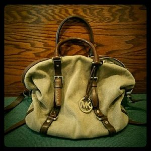 Authentice Michael Kors Canvas Bag