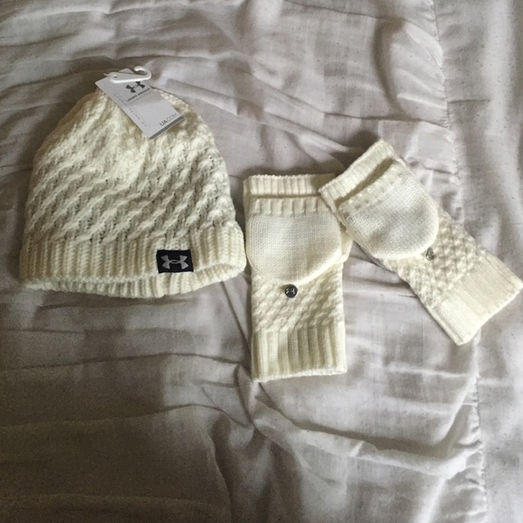 Under Armour hat & gloves