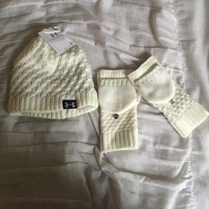 Under Armour hat & gloves