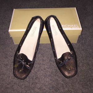 Michael Kors leather moccassins