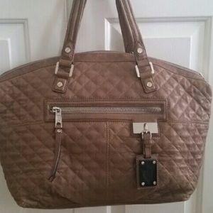 L.A.M.B. Soft leather bag. Quilted spacious cute