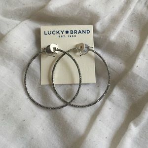 Luck Brand hoop earrings