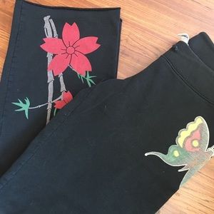 Lucky Brand Asian influenced sweatpants