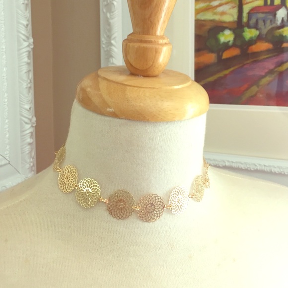 Dainty Chocker with adjustable lobster clasp NWOT