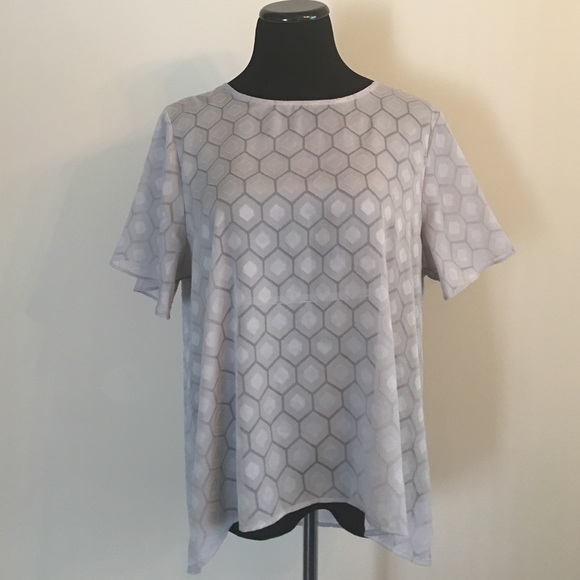 The Limited honeycomb blouse