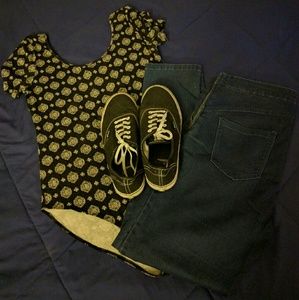 SOLD - Forever 21 printed bodysuit