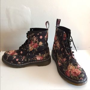 floral doc martens