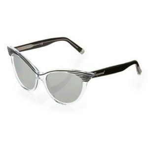 DSQUARED MIRROR CAT EYE SUNGLASSES