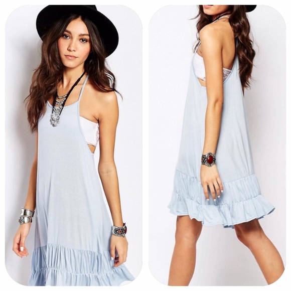 ASOS Dresses & Skirts - Light Blue Racerback Tank Dress